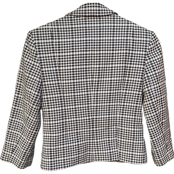 Express Plaid Houndstooth Blazer Cropped
Jacket Size 4 Like New - Picture 5 of 6